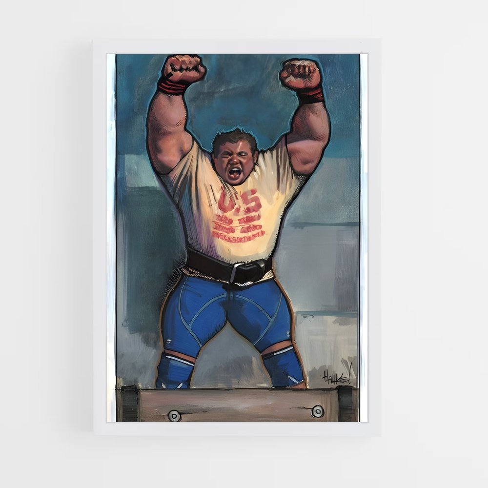 Poster Zydrunas de savickas – affiche Powerlifting (vue 3)